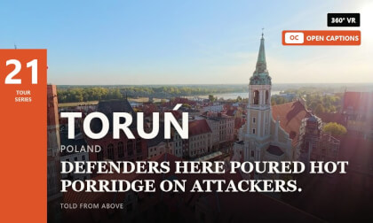 Porridge, Post and a Leaning Tower — 360° VR guided tour 21/1000 · Toruń, Poland · captions