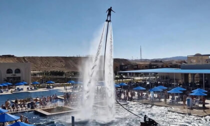 FLYBOARD.  Hotel Portofino. Marsa Alam. marzec 2024