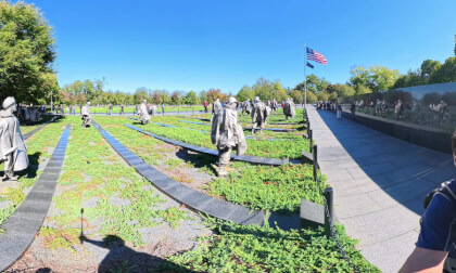 DC - Korean War Memorial - VR 360