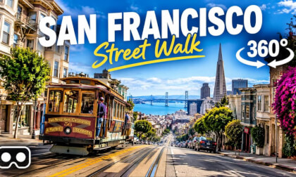 San Francisco Street Walk 🇺🇸 | Immersive 360° VR Walking Tour in 8K No. 1