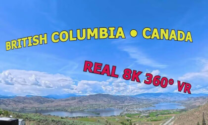 OSOYOOS 🇨🇦 | EPIC MOUNTAIN ROAD RIDE 🏍️ | REAL 8K 360° VR | CINEMATIC TRAILER
