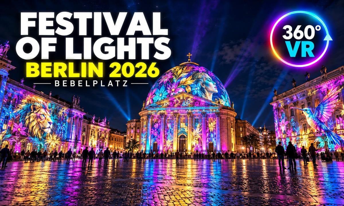 360° VR Festival of Lights Berlin 2026 Bebelplatz