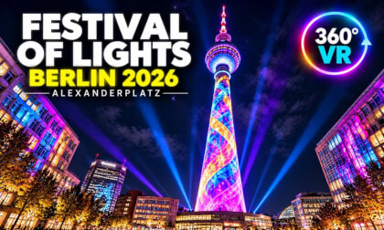360° VR Festival of Lights Berlin 2026 TV Tower & Alexanderplatz