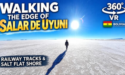 Walking the Edge of Salar de Uyuni | 360° VR Bolivia