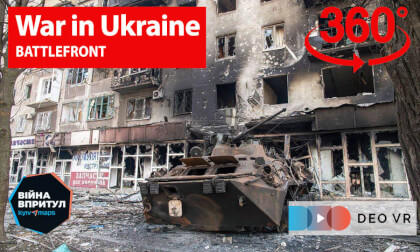 Kyiv after Russian bombing VR Video Kyiv after Russian bombing VR