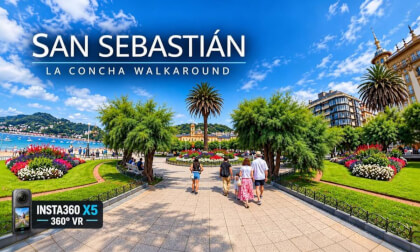 La Concha Beach, Donastia San Sebastián, Spain 🇪🇸 | 360° VR Walking Tour
