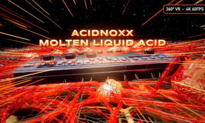 ACIDNOXX — Molten Liquid Acid [4K 60fps 360° VR Experience | Procedural TB-303 Visual Art]