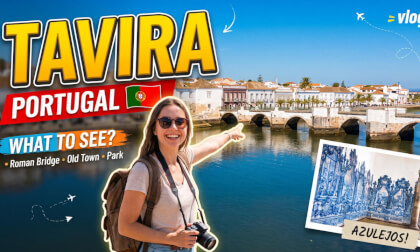 Exploring Tavira, Portugal 🇵🇹 | Roman Bridge, Azulejos & Historic City Center 360