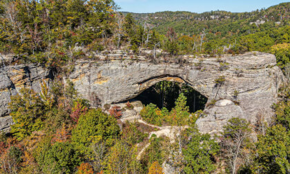 Natural Arch Recreation Area in Lakers Park, Kentucky