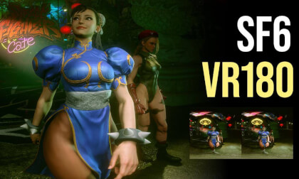 Street Fighter 6: Chun-Li vs Cammy | VR180 Machinima
