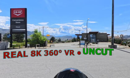 REAL 8K 360° VR | RAW UNCUT MOTORCYCLE RIDE 🏍️ | OSOYOOS, CANADA 🇨🇦 |