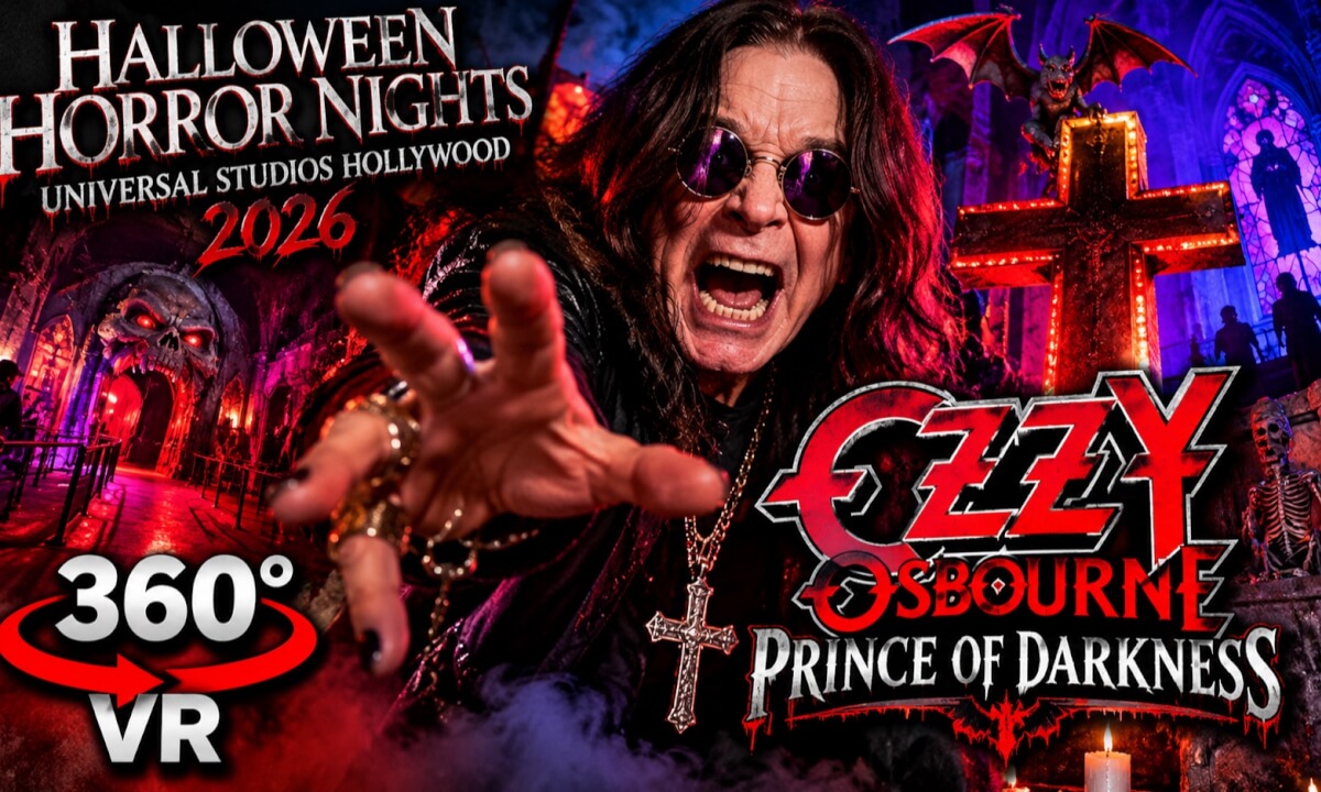 💀 Ozzy Osbourne: Prince of Darkness | Halloween Horror Nights 2026 | 360° VR 🔥