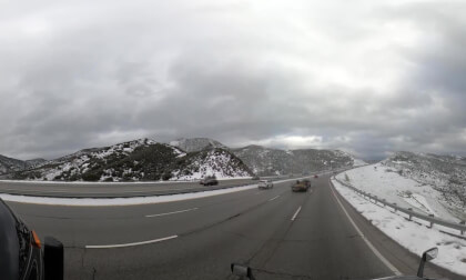 Rare Snow on the Grapevine (Southern Callifornia)