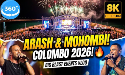 Arash & Mohombi at Port City Colombo 🎤 2026  | Big Blast Events 🔥 | 8K 360° VR Vlog