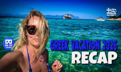 VR180 3D 8K | RECAP | GREECE 2026 - The Journey So Far 🇬🇷
