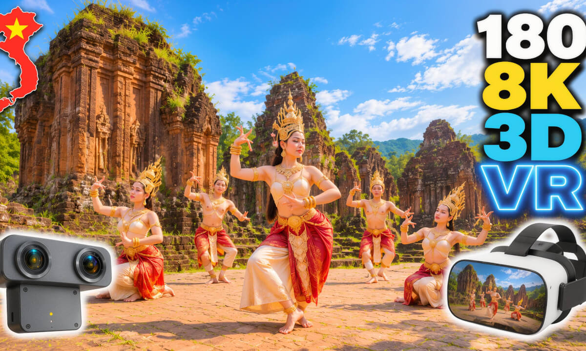 🏛️ Ancient temples 💃 Exotic Dancers of Vietnam's Lost Kingdom | 8K 3D VR180