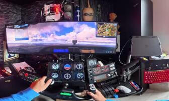 MSFS 2024 - Voo VFR - C172 - SWUZ a SBBR - DJI OSMO 360 - Oculos VR - Simulador de Avião