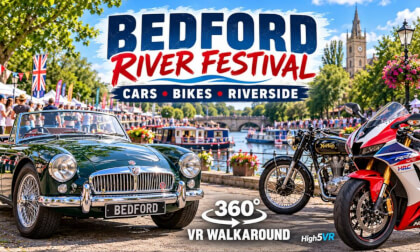 Bedford River Festival | Cars, Bikes & Riverside Walkaround in 360° VR