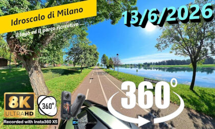 Da Villasanta al Idroscalo di Milano 360 8K - 13 giugno 2026