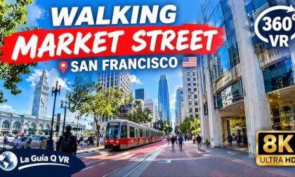 Walking Market Street, San Francisco 🇺🇸 | 8K 360° VR Walking Tour