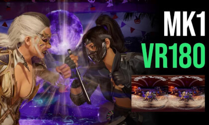 Mortal Kombat 1: Sindel vs Kitana | Halloween | VR180 Machinima