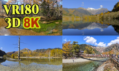 Spectacular autumn scenery in Kamikochi,Nagano,Japan