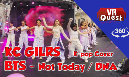 Join this 360º experience with KC GIRLS - BTS Cover - Not Today & DNA VR Video Join this 360º experience with KC GIRLS - BTS Cover - Not Today & DNA VR