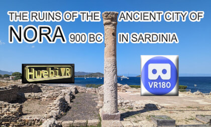 THE RUINS OF THE ANCIENT CITY OF NORA IN SARDINIA 900 BC THE RUINS OF THE ANCIENT CITY OF NORA IN SARDINIA 900 BC