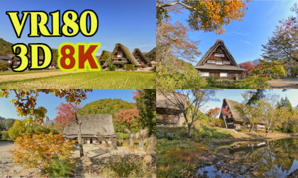 Spectacular autumn scenery of Shirakawa-go, a world cultural heritage site,Gifu,Japan VR Video Spectacular autumn scenery of Shirakawa-go, a world cultural heritage site,Gifu,Japan VR