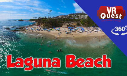 Laguna Beach, CA -  Drone Aerial Footage VR Video Laguna Beach, CA -  Drone Aerial Footage VR