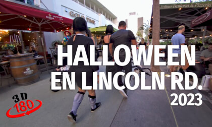 Halloween en Lincoln Rd. Miami Beach en 3D 180° VR Video Halloween en Lincoln Rd. Miami Beach en 3D 180° VR