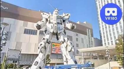 RX-0 Unicorn Gundam Statue @ Diver City VR Video RX-0 Unicorn Gundam Statue @ Diver City VR