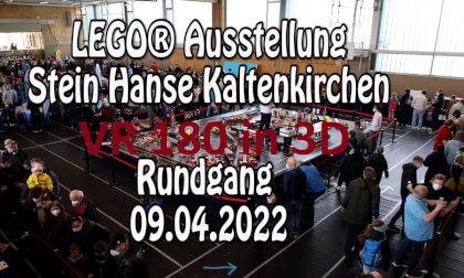 VR: LEGO-Ausstellung Stein Hanse 2022 (VR180 3D 8K)