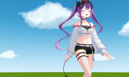 【VR180】360度衣装観察VR 常闇トワ【Hololive MMD 8K】_M-injected 【VR180】360度衣装観察VR 常闇トワ【Hololive MMD 8K】_M-injected