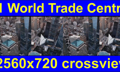 One World Trade Center, NYC in 3D cross-view "by angel's eyes - iXYt" as VR or TR One World Trade Center, NYC in 3D cross-view "by angel's eyes - iXYt" as VR or TR