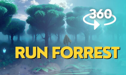 Escape Reality with 360 VR 4K Video - Run Forrest Atmospheric Scene Escape Reality with 360 VR 4K Video - Run Forrest Atmospheric Scene