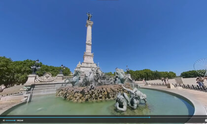 Bordeaux walking tour 3d video! VR Video Bordeaux walking tour 3d video! VR