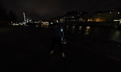 Immersive juggling fire in Paris VR Immersive juggling fire in Paris VR
