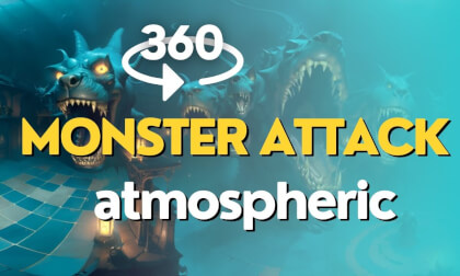 360Β° VR 4K Video - Monster's Attack Scene Atmospheric 360Β° VR 4K Video - Monster's Attack Scene Atmospheric