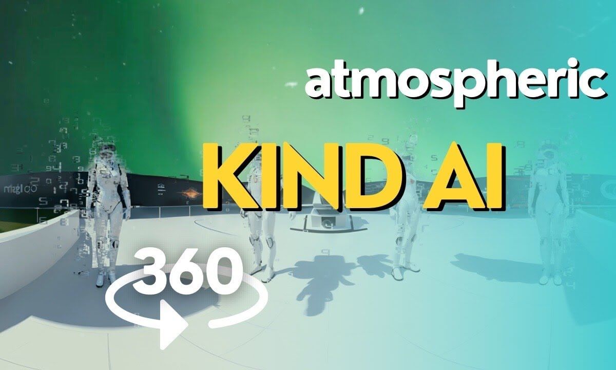 360 VR 4K Video - Kind AI Atmospheric Scene