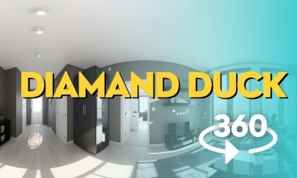 360 VR 4K Video - Diamand Duck Atmospheric Scene 360 VR 4K Video - Diamand Duck Atmospheric Scene