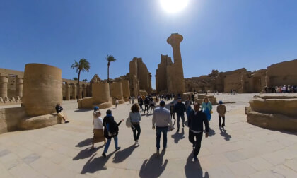180 VR - Egypt - Karnak Temple- 2022 (week vacation.) - part 4/6 VR Video 180 VR - Egypt - Karnak Temple- 2022 (week vacation.) - part 4/6 VR