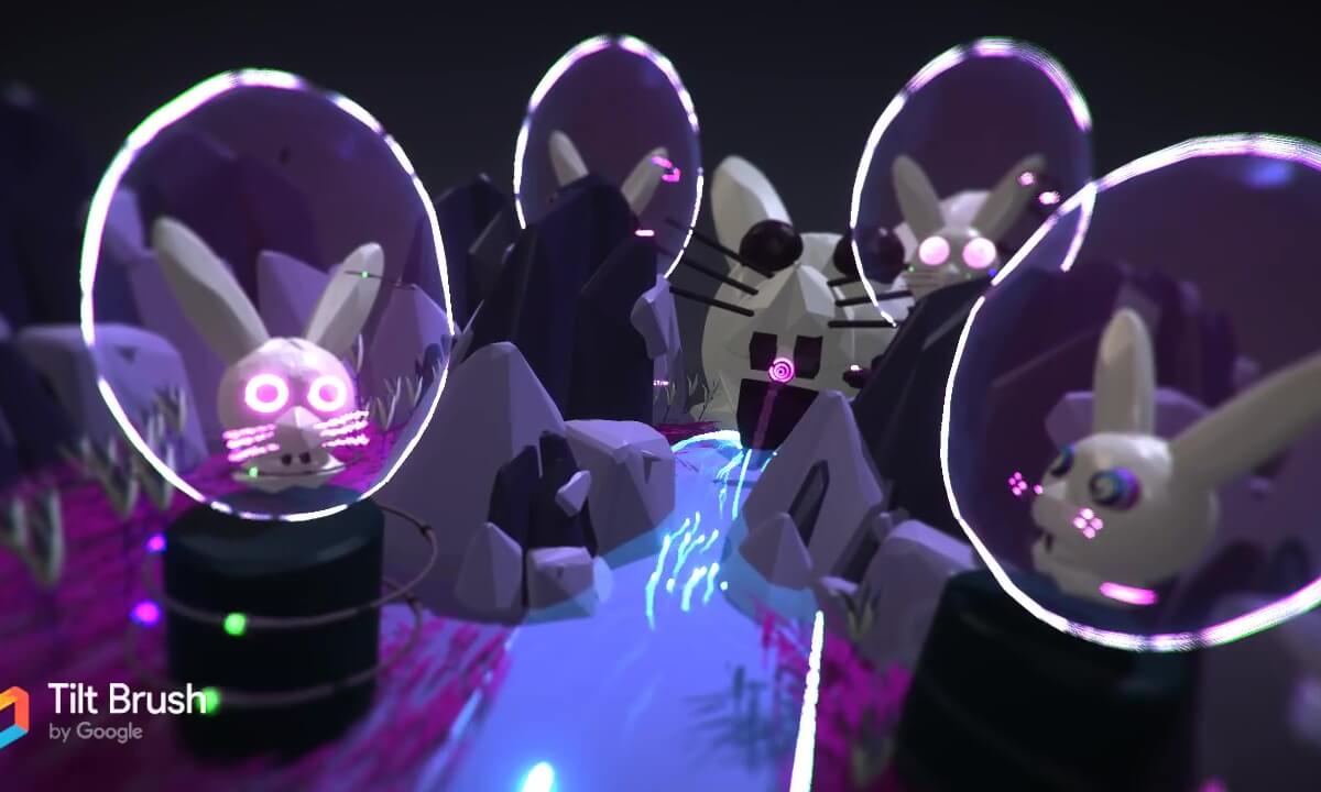 Cave of the Rabbits - Tilt Brush VR
