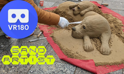 8K VR180 - Sand Artist VR Video 8K VR180 - Sand Artist VR