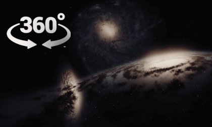 Flying Through Space VR Video Flying Through Space VR