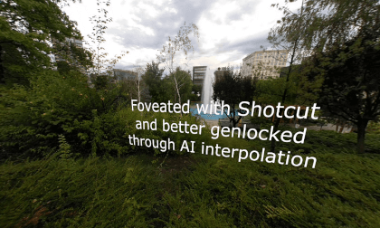 Improving genlock with AI (foveated video)