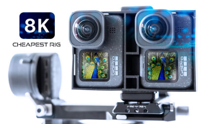 Cheapest 8K VR180 Camera RIG for $1000 VR Video Cheapest 8K VR180 Camera RIG for $1000 VR