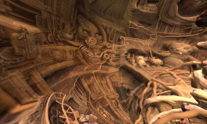 Organic AI Spaceship Organic AI Spaceship