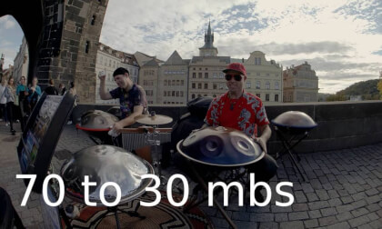 Bitrate test compression 70mbs Bitrate test compression 70mbs