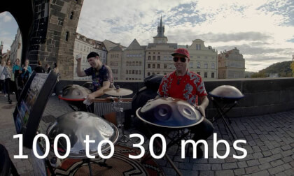 Bitrate test compression 100 mbs Bitrate test compression 100 mbs